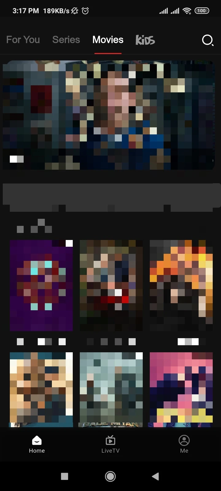 Screeshot Of Netfly Android