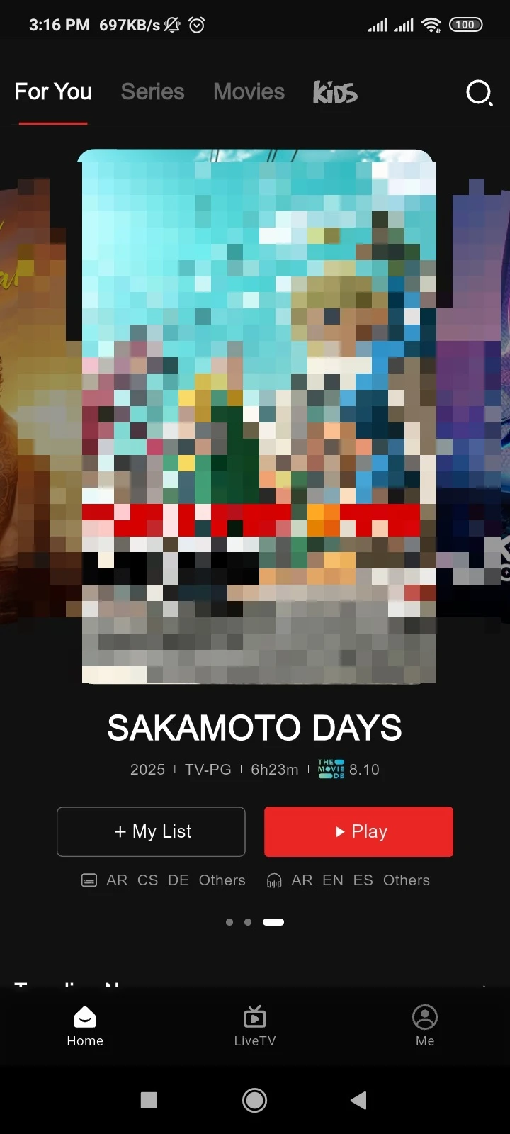 Screeshot Of Netfly Apk